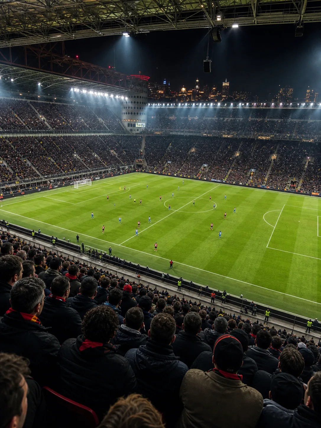 Fotbollsarena kopplad till Serie A och resultat som påverkar tabellen